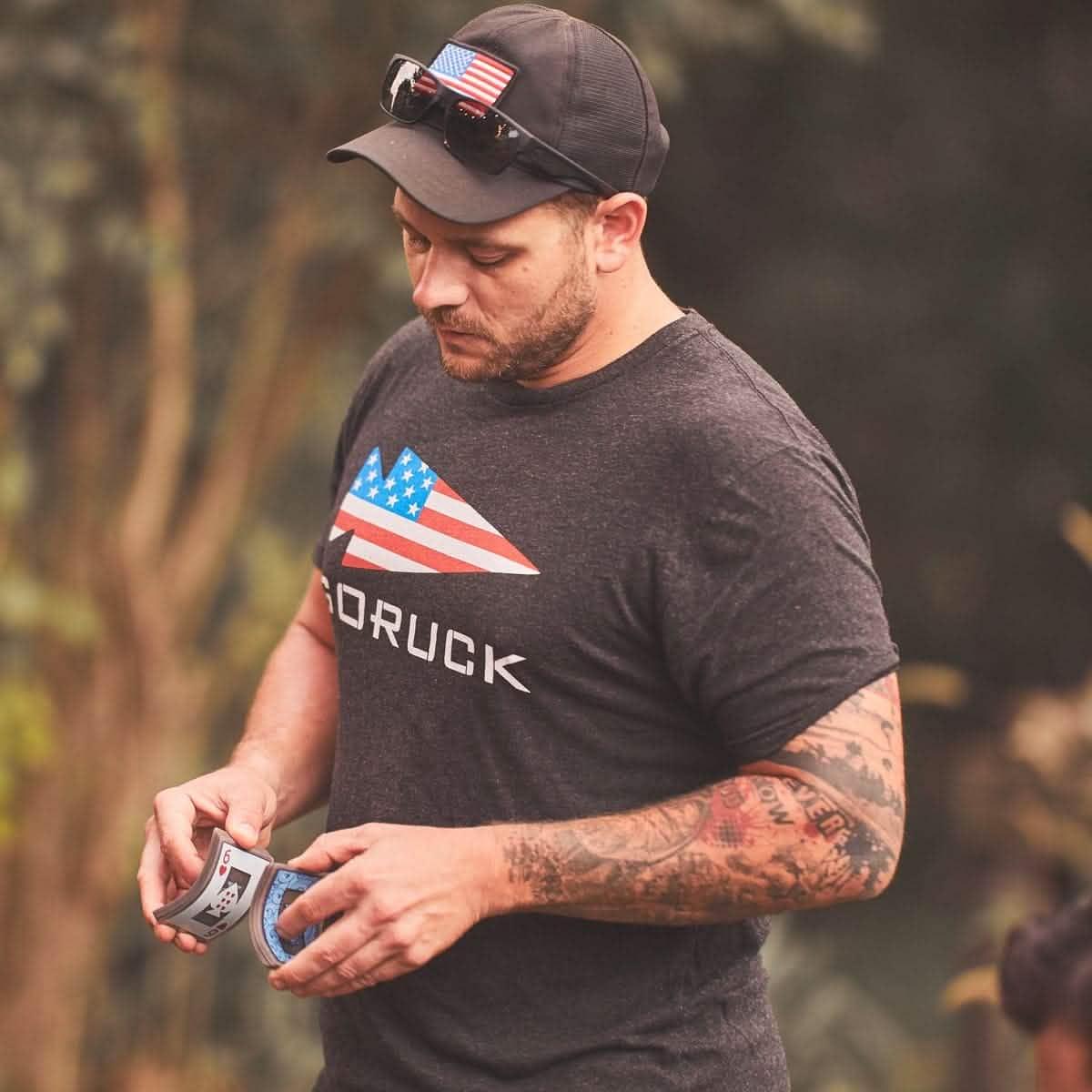 GORUCK Flag Spearhead Tee - Unisex Tri-Blend - Image 5